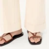 Viva Superstar Slide Sandal In Canvas Fabric And Nappa Leather