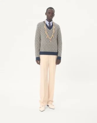 Vlogo Embroidered Cotton Shirt