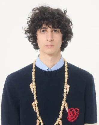 Vlogo Embroidered Cotton Shirt