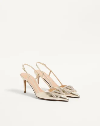 Vlogo Glow Laminated Nappa Slingback Pump 80 Mm / 3.15 In.
