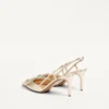 Vlogo Glow Laminated Nappa Slingback Pump 80 Mm / 3.15 In.