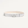 Vlogo Signature Belt In Laminated Calfskin 30 Mm