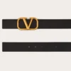 Vlogo Signature Belt In Ombré Cowhide