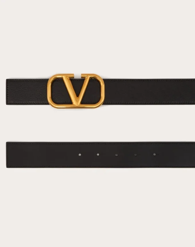Vlogo Signature Belt In Ombré Cowhide
