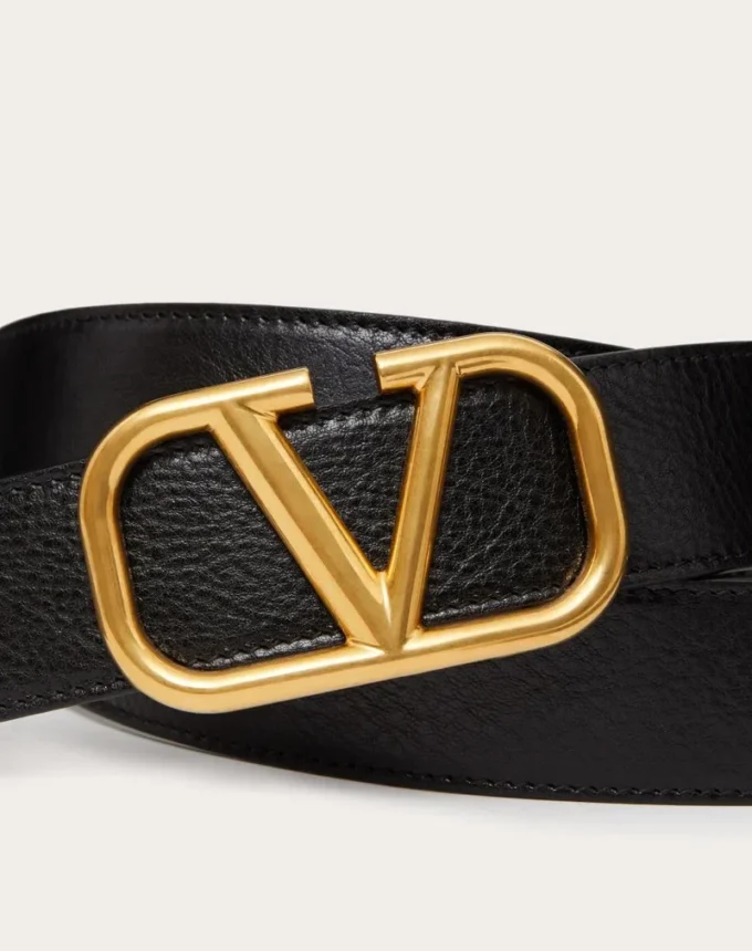 Vlogo Signature Belt In Ombré Cowhide