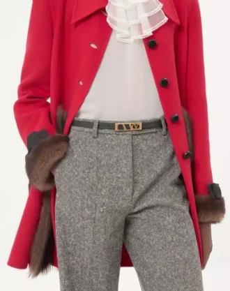 VLogo Signature Belt In Shiny Calfskin 15 Mm