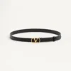 Vlogo Signature Belt In Shiny Calfskin 20 Mm