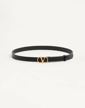 Vlogo Signature Belt In Shiny Calfskin 20 Mm