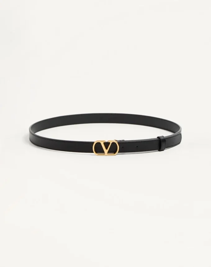 Vlogo Signature Belt In Shiny Calfskin 20 Mm