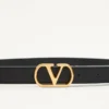 Vlogo Signature Belt In Shiny Calfskin 20 Mm