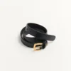 Vlogo Signature Belt In Shiny Calfskin 25 Mm