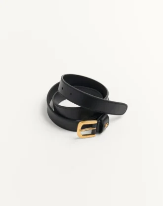 Vlogo Signature Belt In Shiny Calfskin 25 Mm