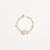 Vlogo Signature Bracelet In Metal, Pearls And Swarovski® Crystals