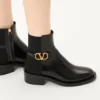 Vlogo Signature Calfskin Ankle Boot 30Mm Vlogo Signature Calfskin Ankle Boot 30Mm