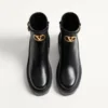 Vlogo Signature Calfskin Ankle Boot 55Mm Vlogo Signature Calfskin Ankle Boot 55Mm
