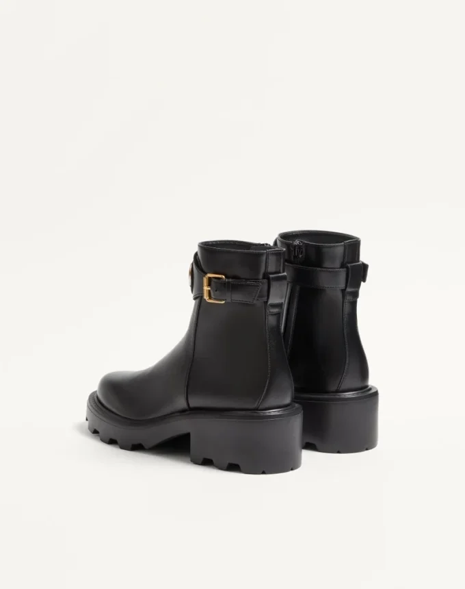 Vlogo Signature Calfskin Ankle Boot 55Mm Vlogo Signature Calfskin Ankle Boot 55Mm