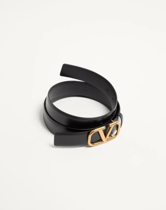 Vlogo Signature Calfskin Belt