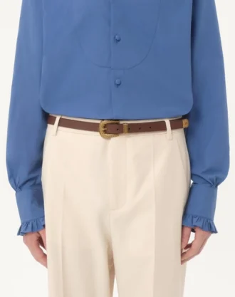 Vlogo Signature Calfskin Belt 20 Mm