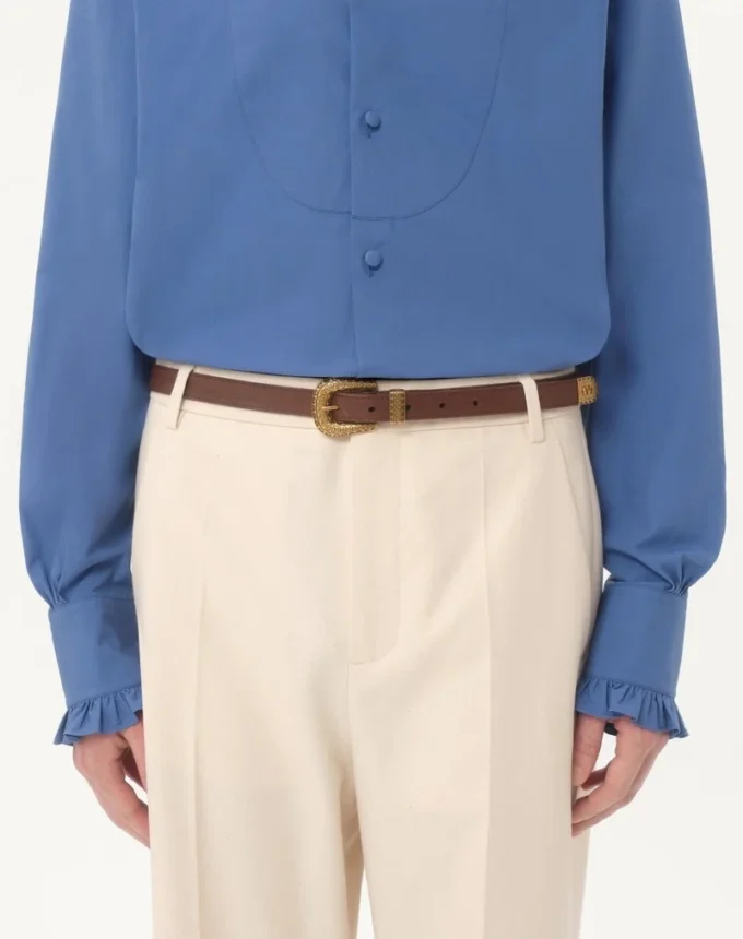 Vlogo Signature Calfskin Belt 20 Mm