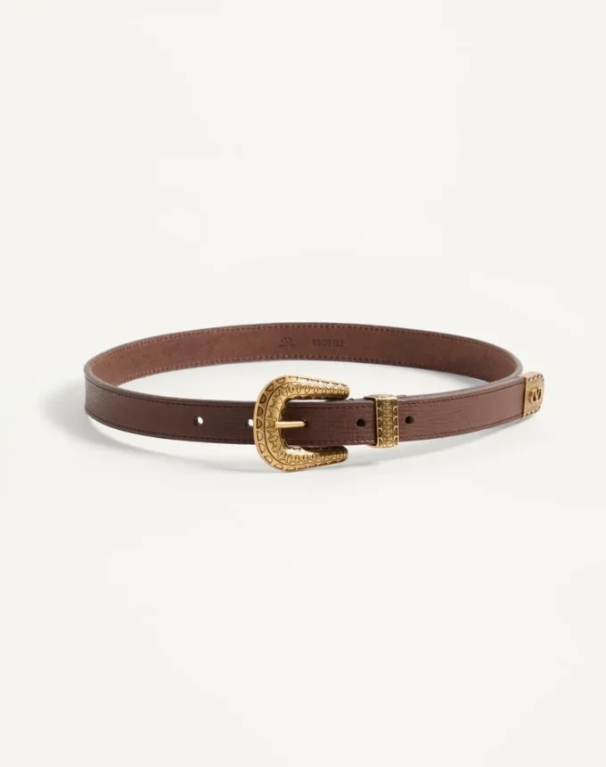 Vlogo Signature Calfskin Belt 20 Mm