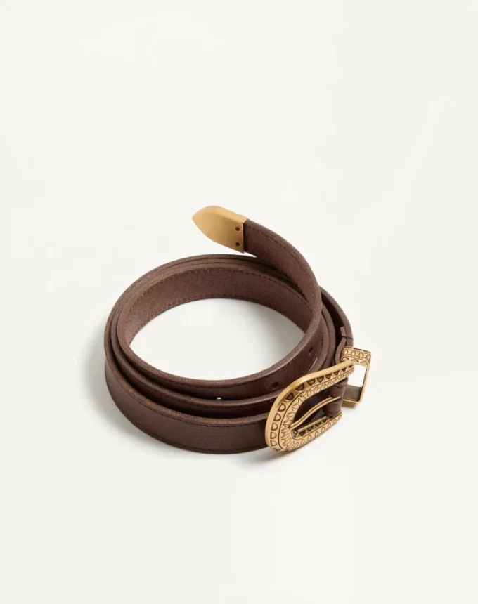 Vlogo Signature Calfskin Belt 20 Mm