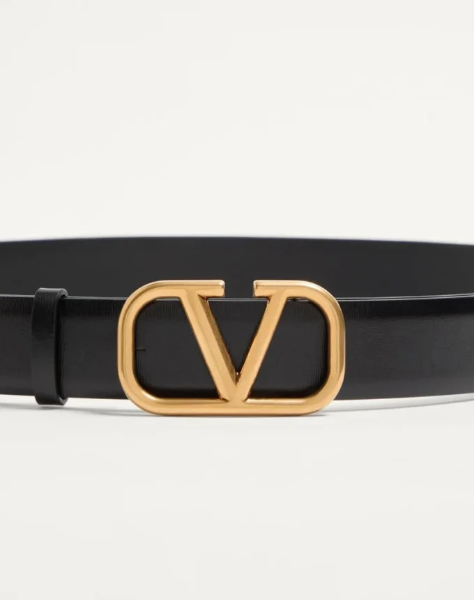 Vlogo Signature Calfskin Belt