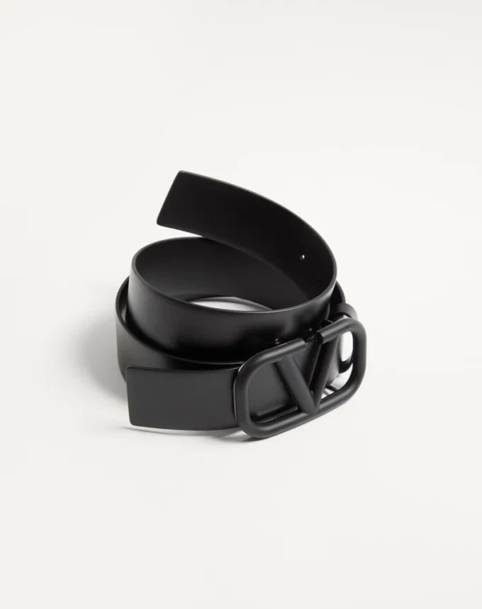 Vlogo Signature Calfskin Belt