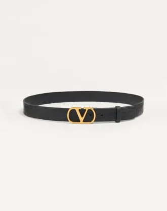 Vlogo Signature Calfskin Belt 30 Mm