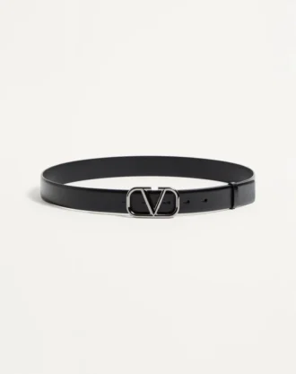 Vlogo Signature Calfskin Belt 30 Mm