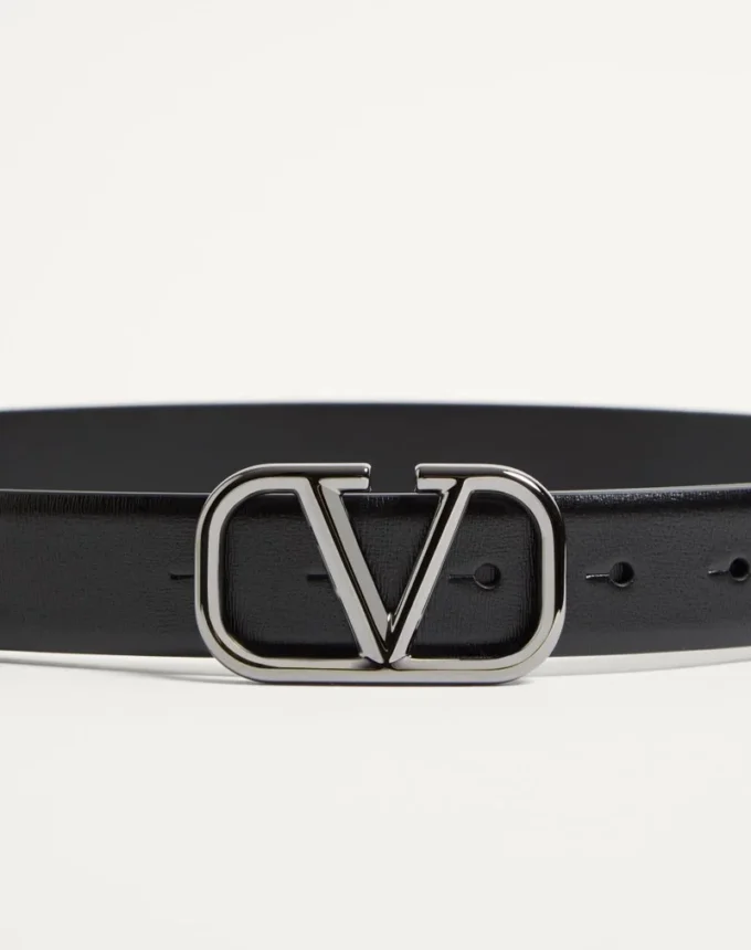 Vlogo Signature Calfskin Belt 30 Mm