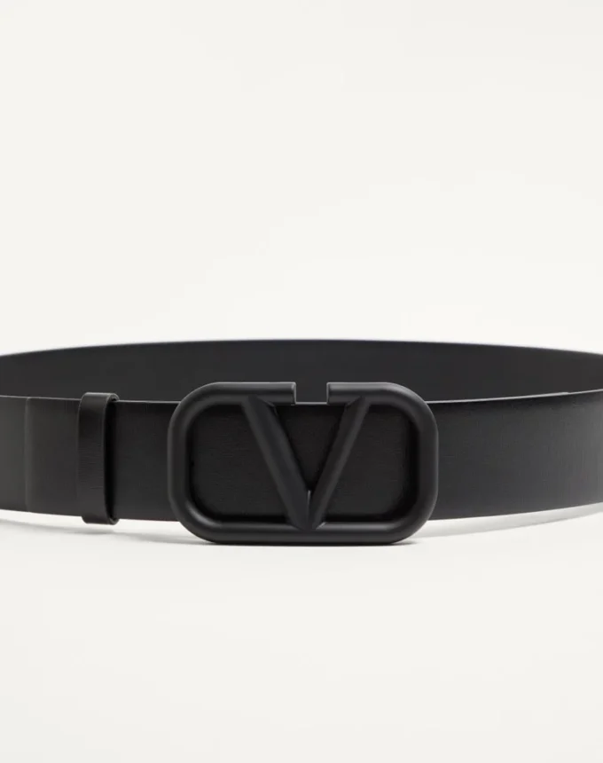 Vlogo Signature Calfskin Belt