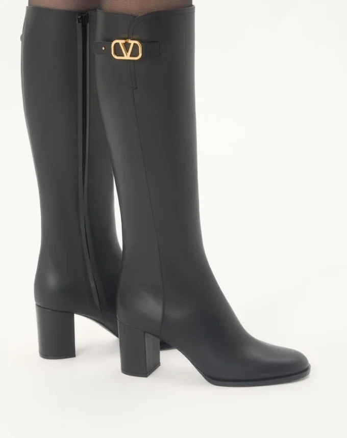 Vlogo Signature Calfskin Boot 70Mm Vlogo Signature Calfskin Boot 70Mm