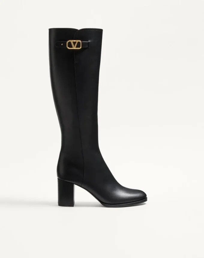 Vlogo Signature Calfskin Boot 70Mm Vlogo Signature Calfskin Boot 70Mm