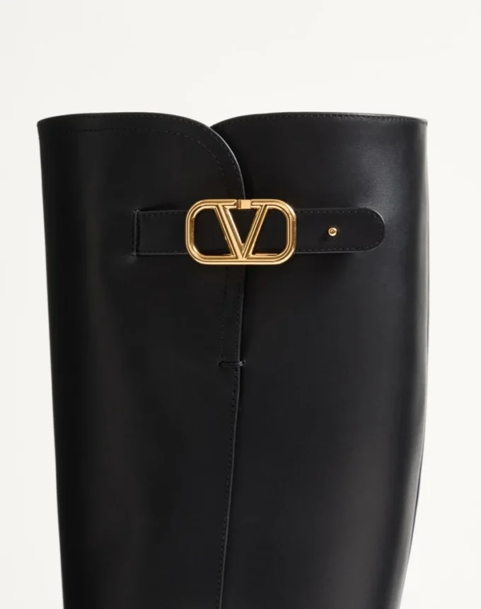 Vlogo Signature Calfskin Boot 70Mm Vlogo Signature Calfskin Boot 70Mm