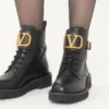 Vlogo Signature Calfskin Combat Boot 35Mm / .8 In.