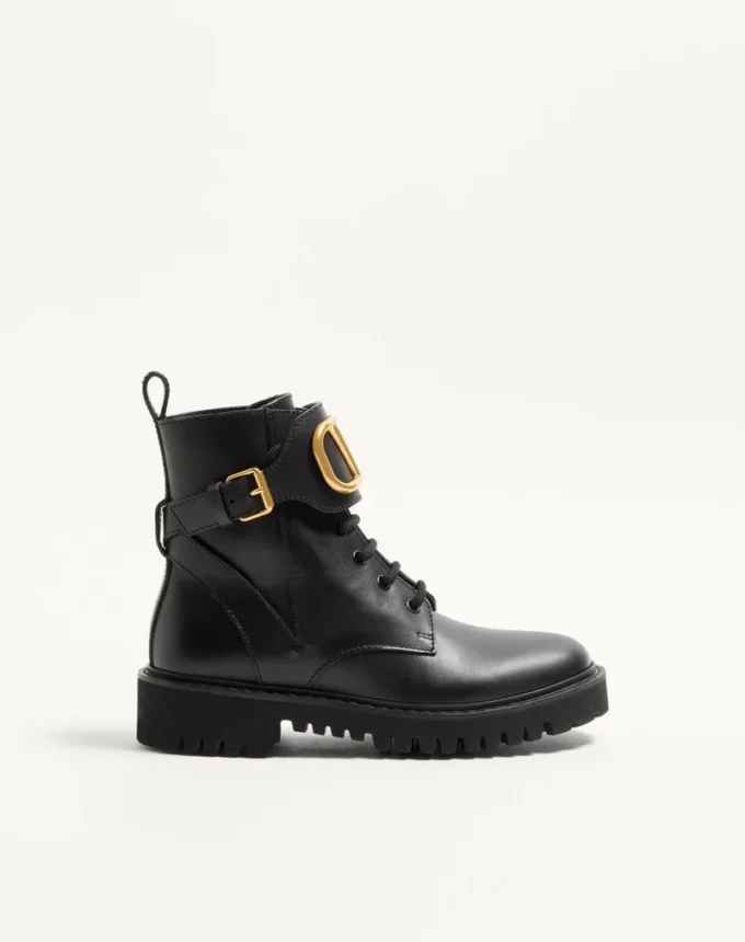 Vlogo Signature Calfskin Combat Boot 35Mm / .8 In.