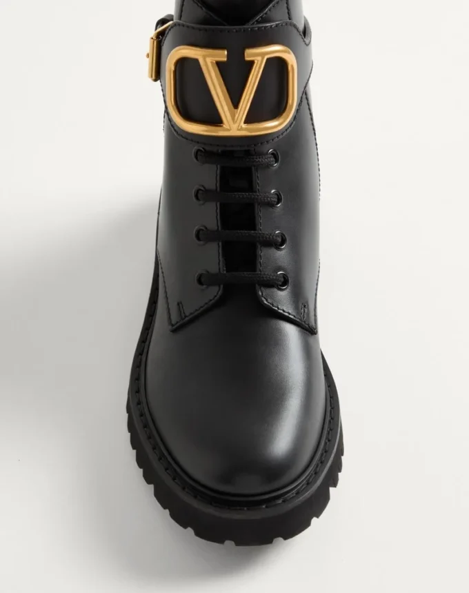Vlogo Signature Calfskin Combat Boot 35Mm / .8 In.