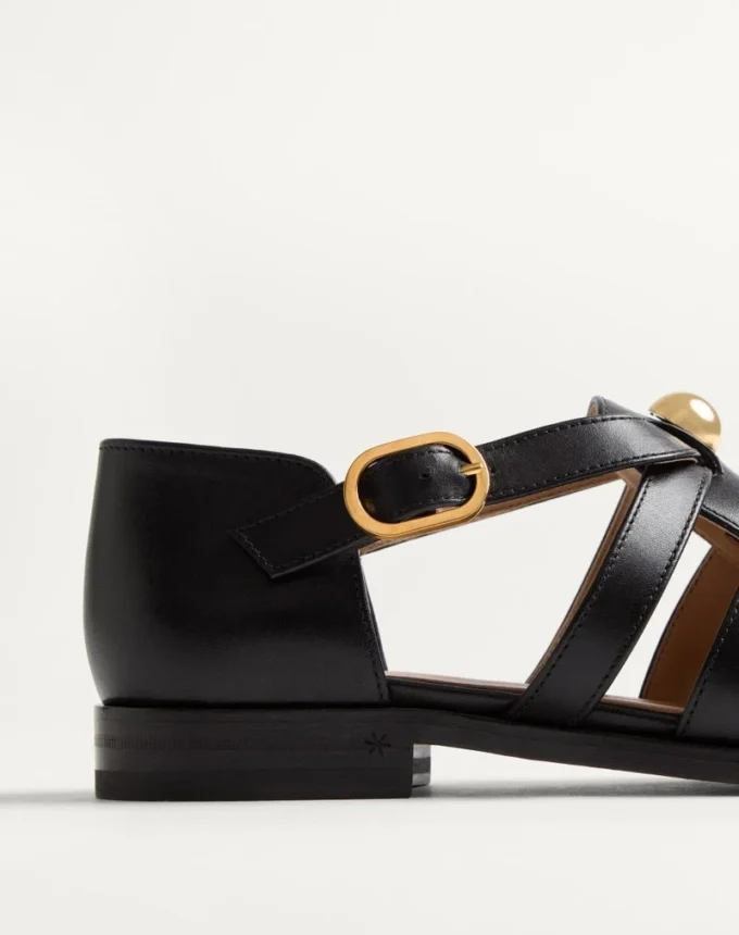 Vlogo Signature Calfskin Fisherman Sandal 20Mm Vlogo Signature Calfskin Fisherman Sandal 20Mm