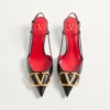 Vlogo Signature Calfskin Slingback Pump 40Mm / 1.6 In.