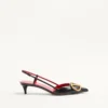 Vlogo Signature Calfskin Slingback Pump 40Mm / 1.6 In.