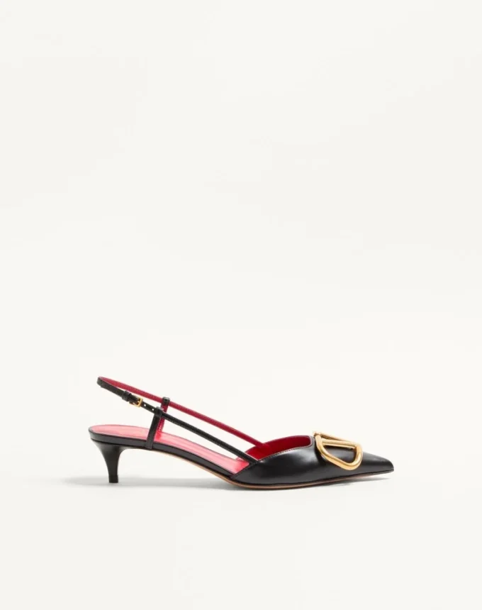 Vlogo Signature Calfskin Slingback Pump 40Mm / 1.6 In.