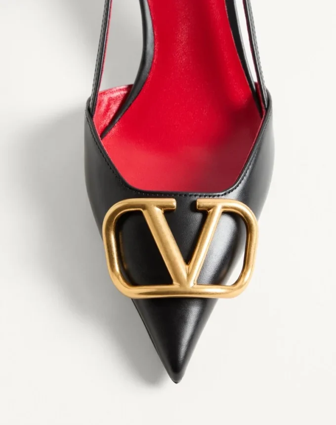 Vlogo Signature Calfskin Slingback Pump 40Mm / 1.6 In.