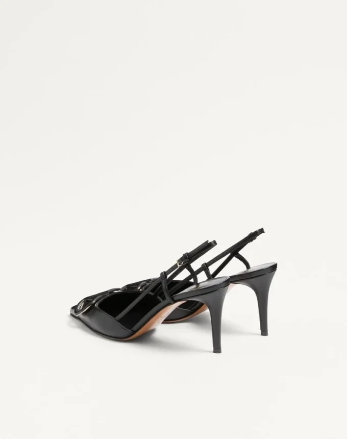 Vlogo Signature Calfskin Slingback Pump 80 Mm / 3.15 In.