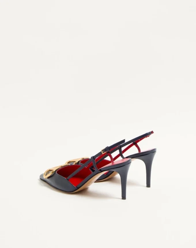 Vlogo Signature Calfskin Slingback Pump 80Mm / 3.15 In.