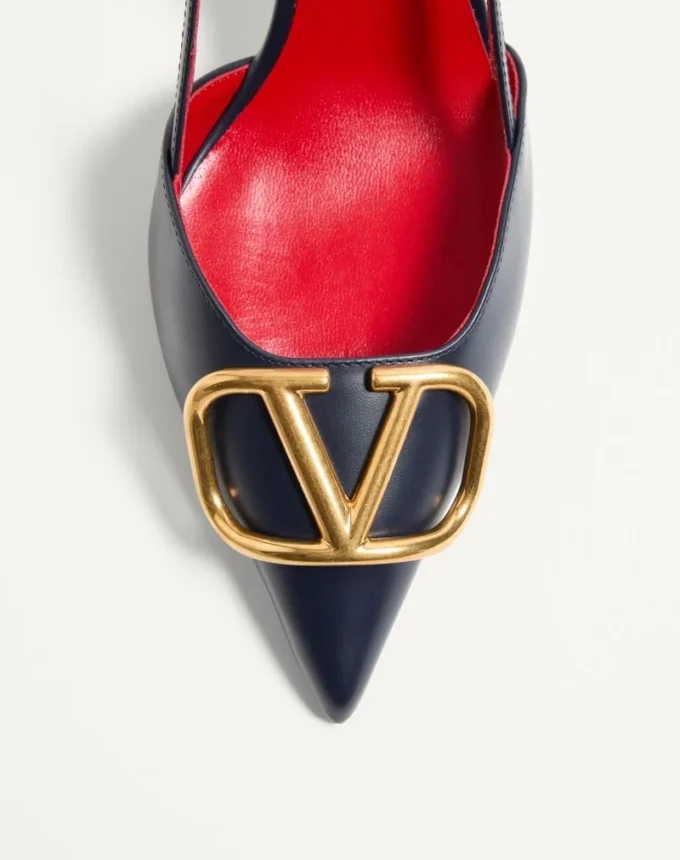 Vlogo Signature Calfskin Slingback Pump 80Mm / 3.15 In.