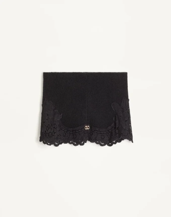 VLogo Signature Cashmere And Lace Headband