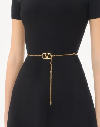 Vlogo Signature Chain Belt