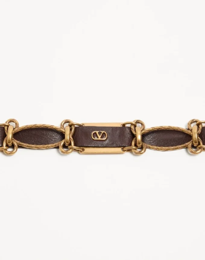 VLOGO SIGNATURE CHAIN BELT