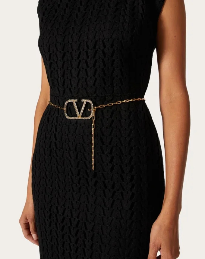 Vlogo Signature Chain Belt