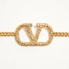 Vlogo Signature Chain Belt With Crystals